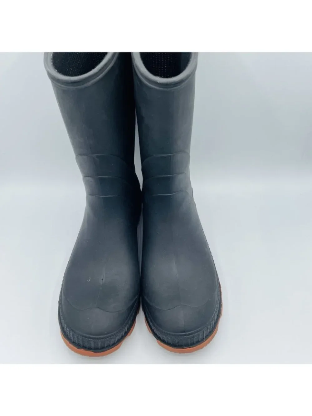 Rain Boots Womens Size 6 Black Waterproof Gardening Rubber Mud Shoes